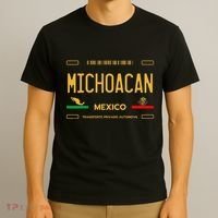 Michoacan Mexico License Plate Aesthetic Michoacan T-Shirt thumb 3