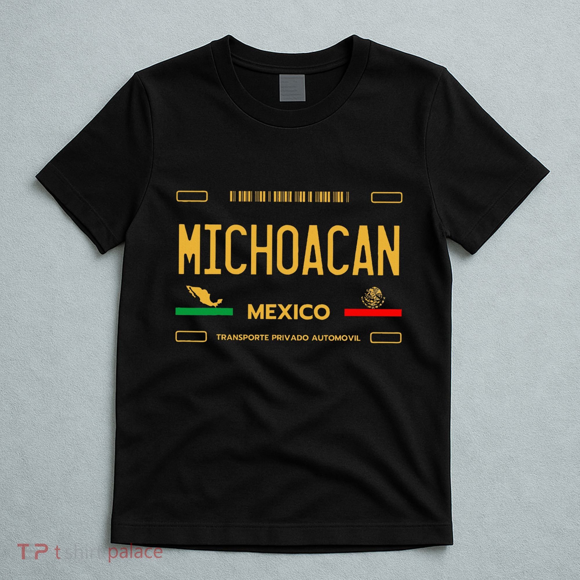 Michoacan Mexico License Plate Aesthetic Michoacan T-Shirt