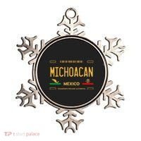 Michoacan Mexico License Plate Aesthetic Michoacan Ornament thumb 0