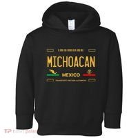 Michoacan Mexico License Plate Aesthetic Michoacan Toddler Hoodie thumb 0
