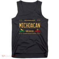 Michoacan Mexico License Plate Aesthetic Michoacan Tank Top thumb 0