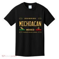 Michoacan Mexico License Plate Aesthetic Michoacan Kids T-Shirt thumb 0