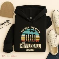 Man Myth Legend Dad Wiffleball Amazing Player Hoodie thumb 4