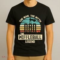 Man Myth Legend Dad Wiffleball Amazing Player T-Shirt thumb 3