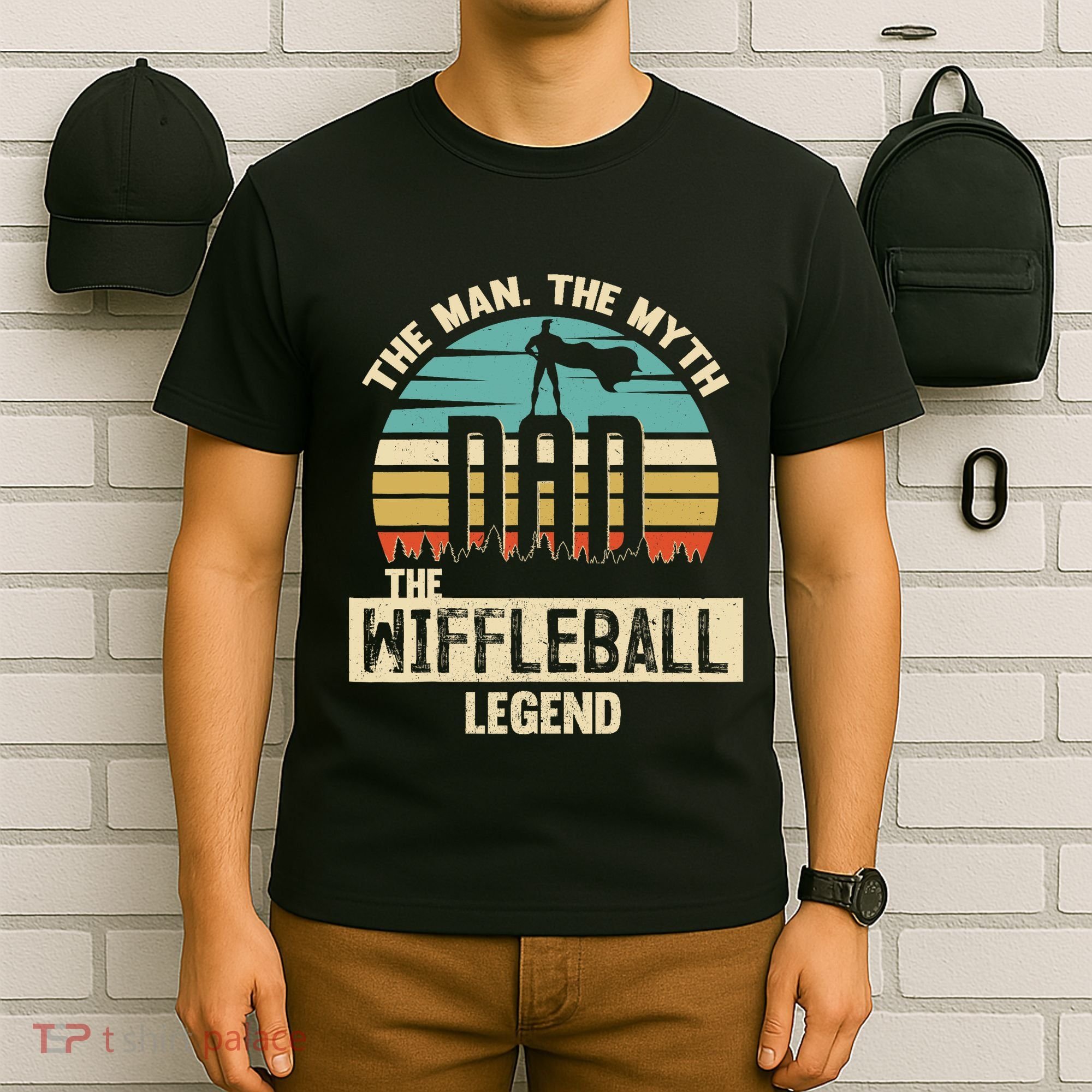 Man Myth Legend Dad Wiffleball Amazing Player T-Shirt