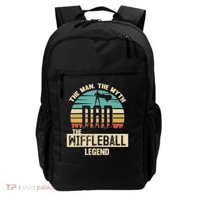 Man Myth Legend Dad Wiffleball Amazing Player Backpack
