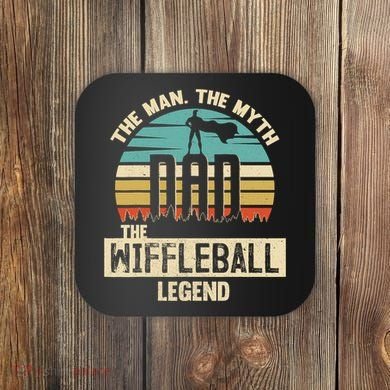 Man Myth Legend Dad Wiffleball Amazing Player Coaster