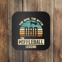 Man Myth Legend Dad Wiffleball Amazing Player Coaster thumb 0