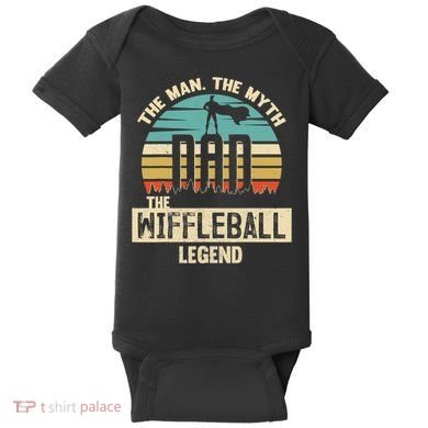 Man Myth Legend Dad Wiffleball Amazing Player Baby Bodysuit