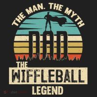 Man Myth Legend Dad Wiffleball Amazing Player Hat thumb 2