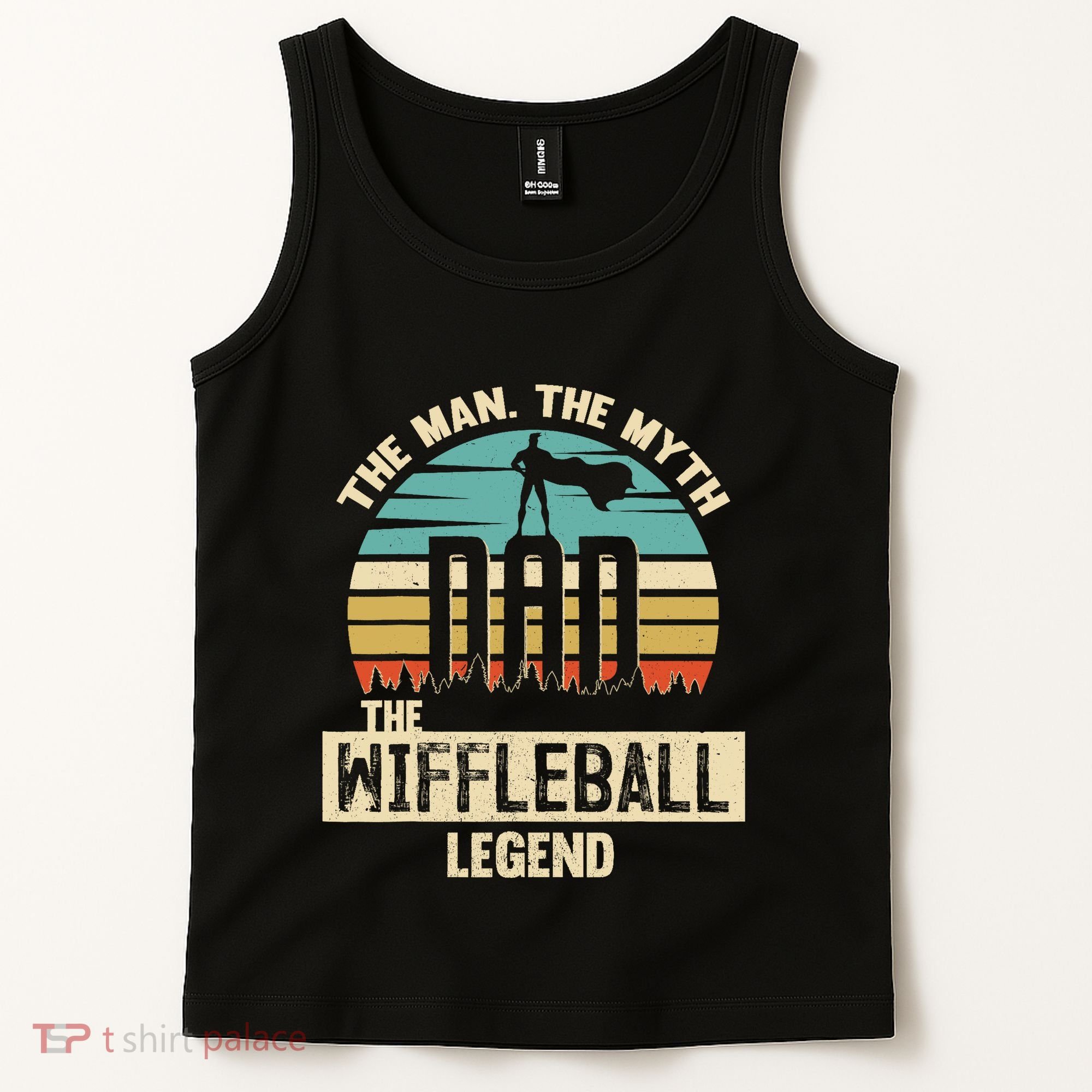 Man Myth Legend Dad Wiffleball Amazing Player Tank Top
