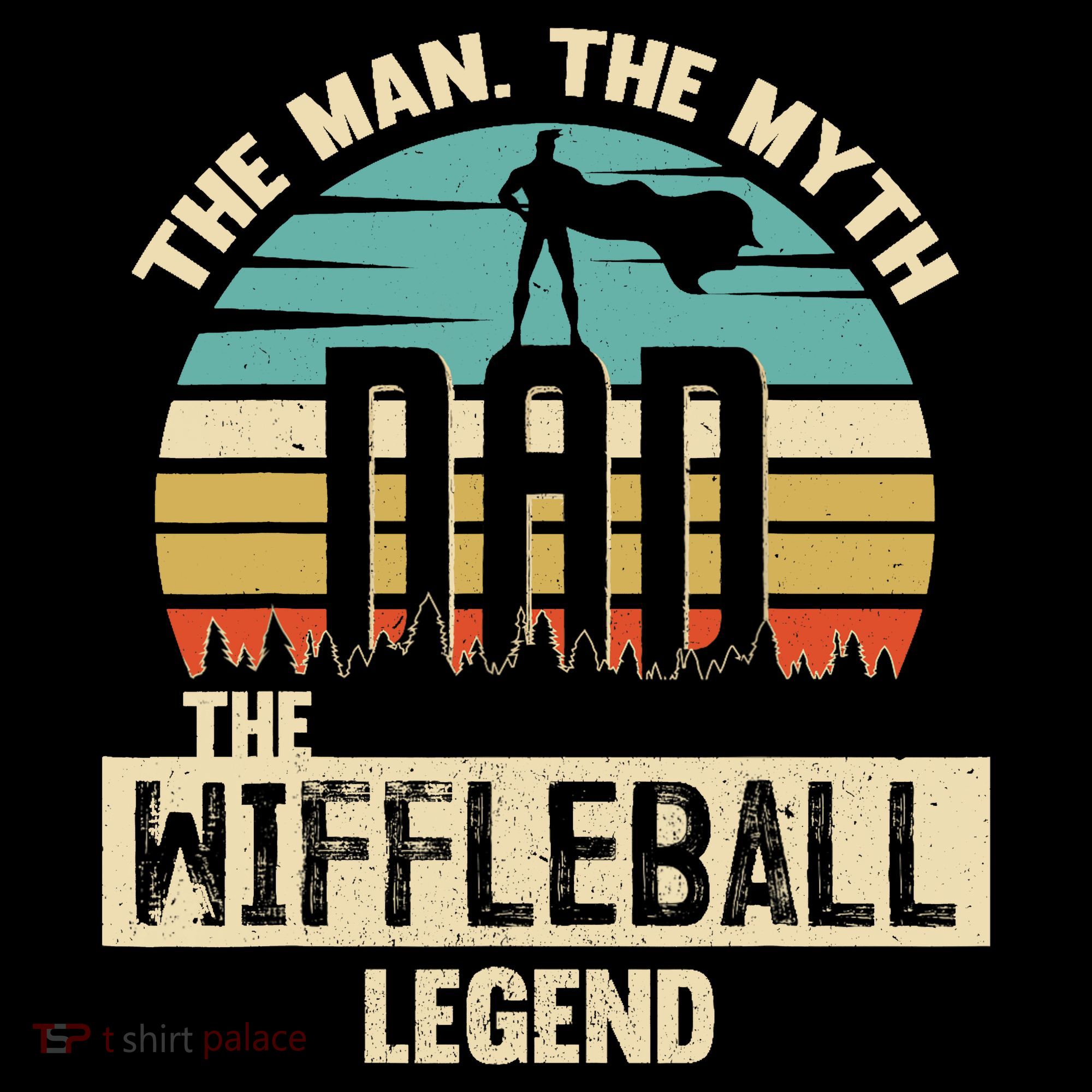 Man Myth Legend Dad Wiffleball Amazing Player Tank Top