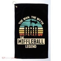 Man Myth Legend Dad Wiffleball Amazing Player Golf Towel thumb 0