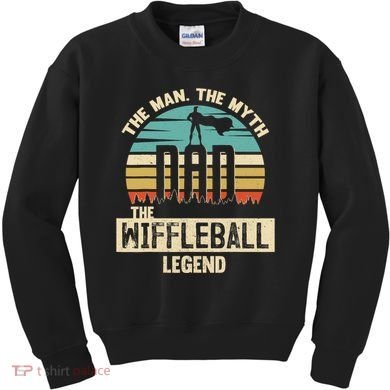 Man Myth Legend Dad Wiffleball Amazing Player Kids Sweatshirt