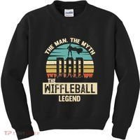 Man Myth Legend Dad Wiffleball Amazing Player Kids Sweatshirt thumb 0