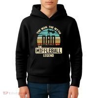 Man Myth Legend Dad Wiffleball Amazing Player Kids Hoodie thumb 4