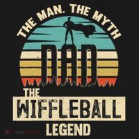 Man Myth Legend Dad Wiffleball Amazing Player Kids Long Sleeve Shirt thumb 2