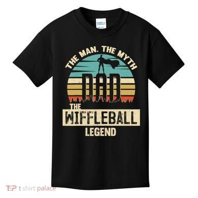 Man Myth Legend Dad Wiffleball Amazing Player Kids T-Shirt