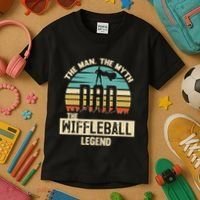 Man Myth Legend Dad Wiffleball Amazing Player Kids T-Shirt thumb 3