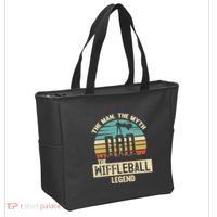Man Myth Legend Dad Wiffleball Amazing Player Tote Bag thumb 2