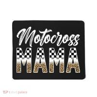 Motocross Mama Leopard Motocross Rider Mom Moto Mom Mousepad thumb 0