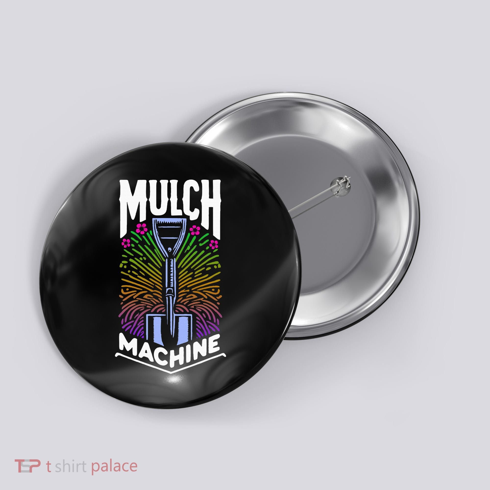 Mulch Machine Button