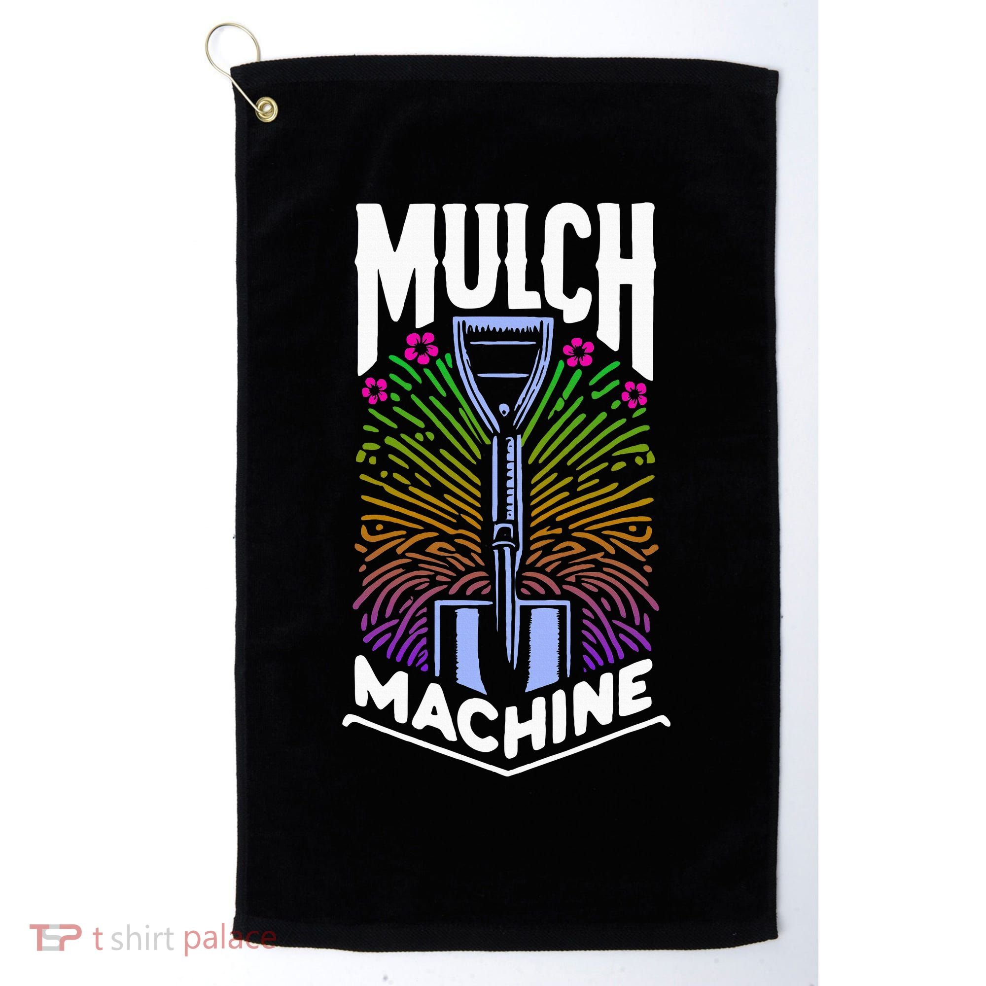 Mulch Machine Golf Towel