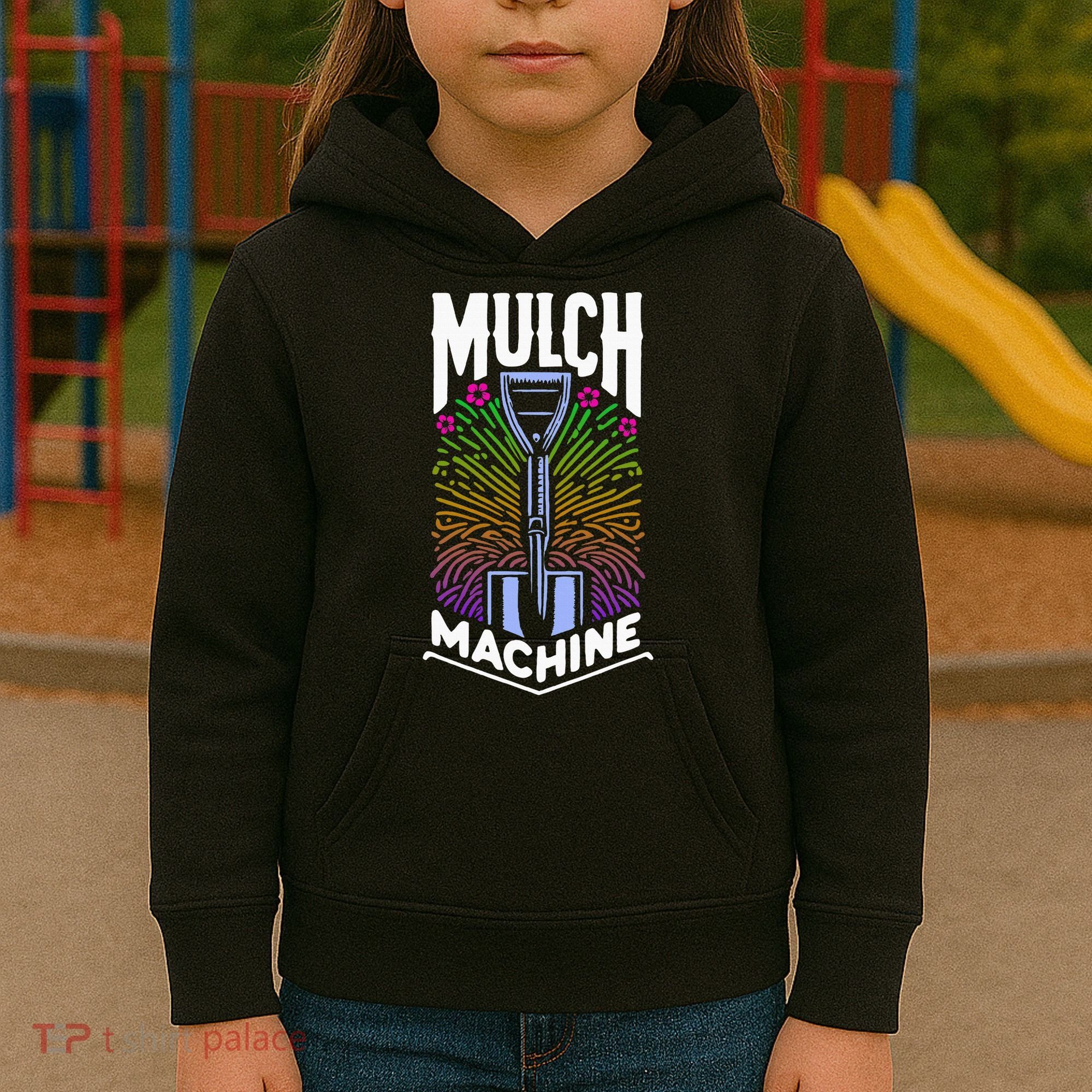 Mulch Machine Kids Hoodie