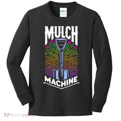 Mulch Machine Kids Long Sleeve Shirt