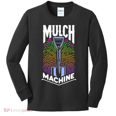 Mulch Machine Kids Long Sleeve Shirt