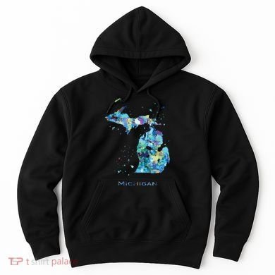 Michigan Map Hoodie