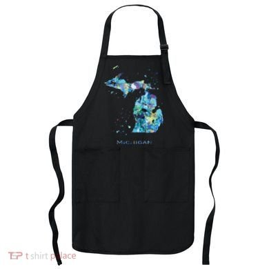 Michigan Map Apron