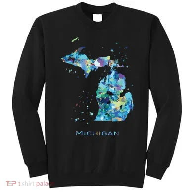 Michigan Map Sweatshirt