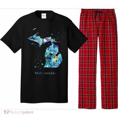 Michigan Map Pajama Set