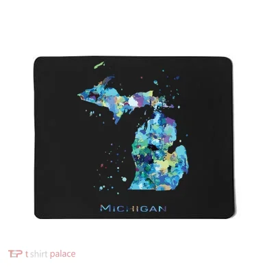 Michigan Map Mousepad