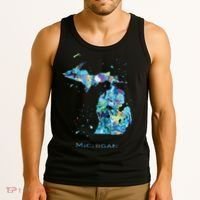 Michigan Map Tank Top thumb 3