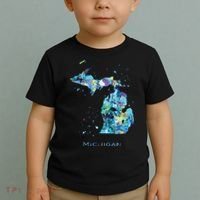 Michigan Map Toddler T-Shirt thumb 2