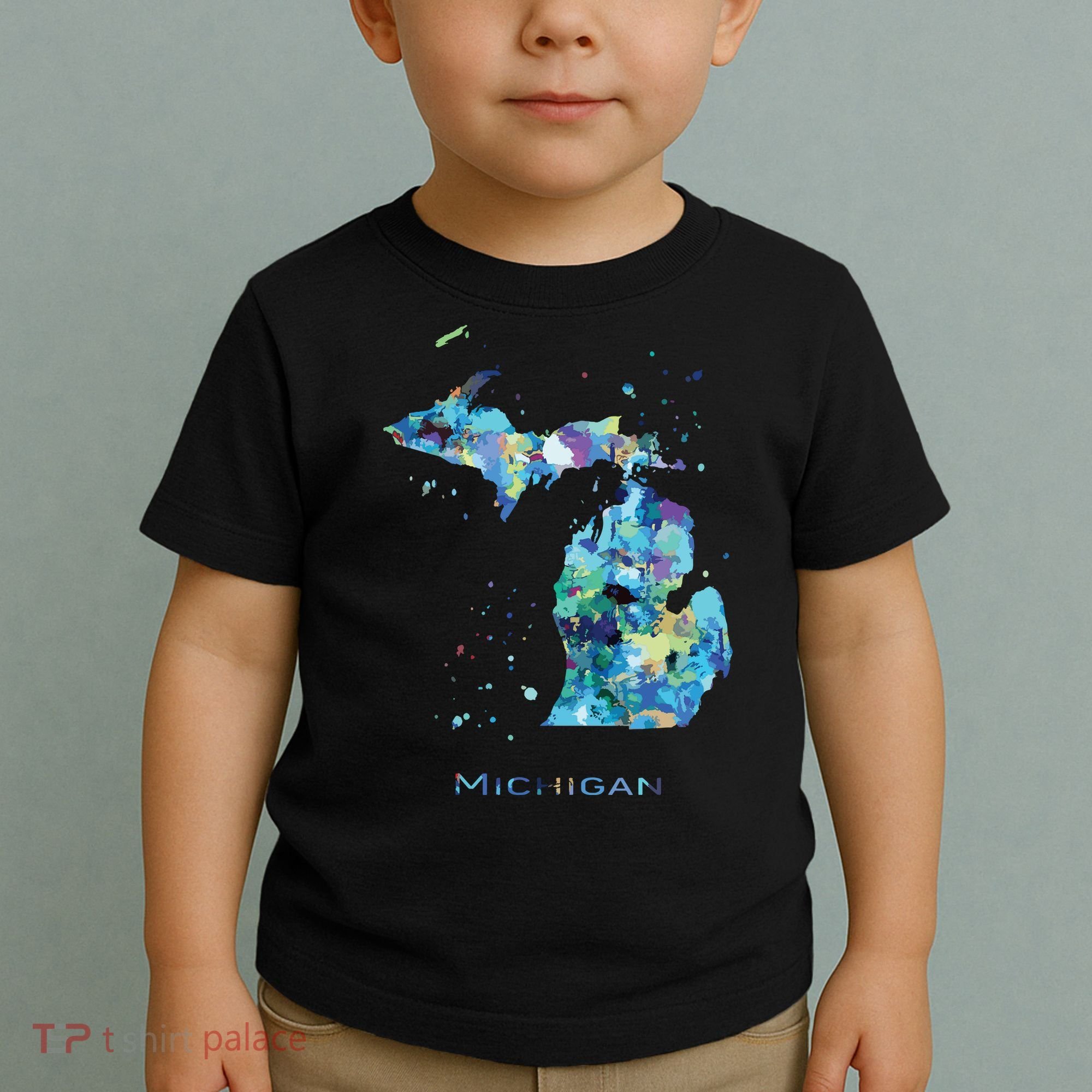 Michigan Map Toddler T-Shirt