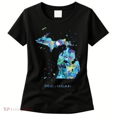 Michigan Map Women's T-Shirt