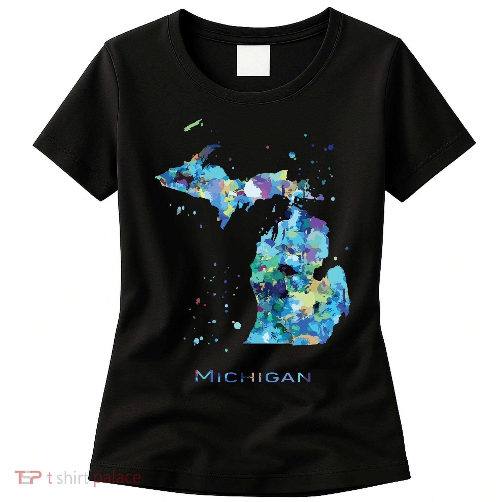 Michigan Map Women's T-Shirt