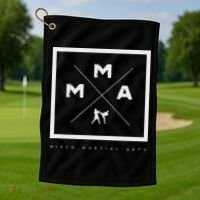 Mma Mixed Martial Arts Golf Towel thumb 1