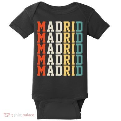 Madrid Madrid Madrid Madrid Madrid Baby Bodysuit