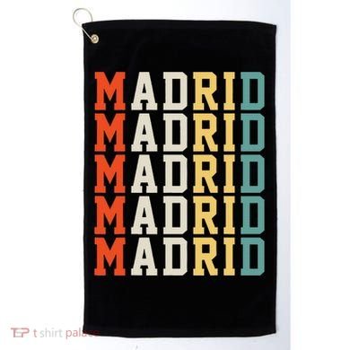 Madrid Madrid Madrid Madrid Madrid Golf Towel