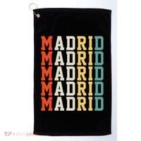 Madrid Madrid Madrid Madrid Madrid Golf Towel thumb 0