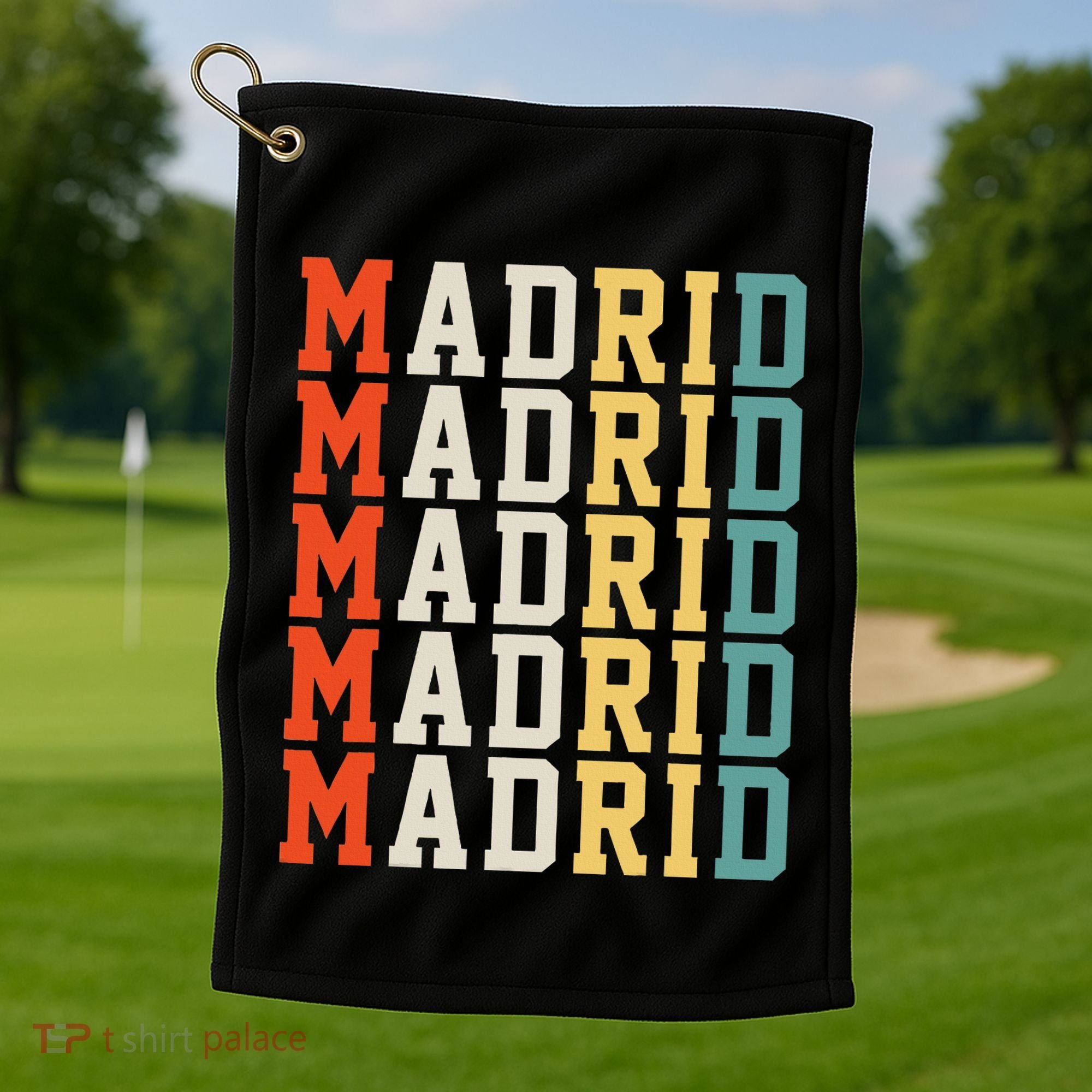 Madrid Madrid Madrid Madrid Madrid Golf Towel