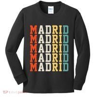 Madrid Madrid Madrid Madrid Madrid Kids Long Sleeve Shirt thumb 0