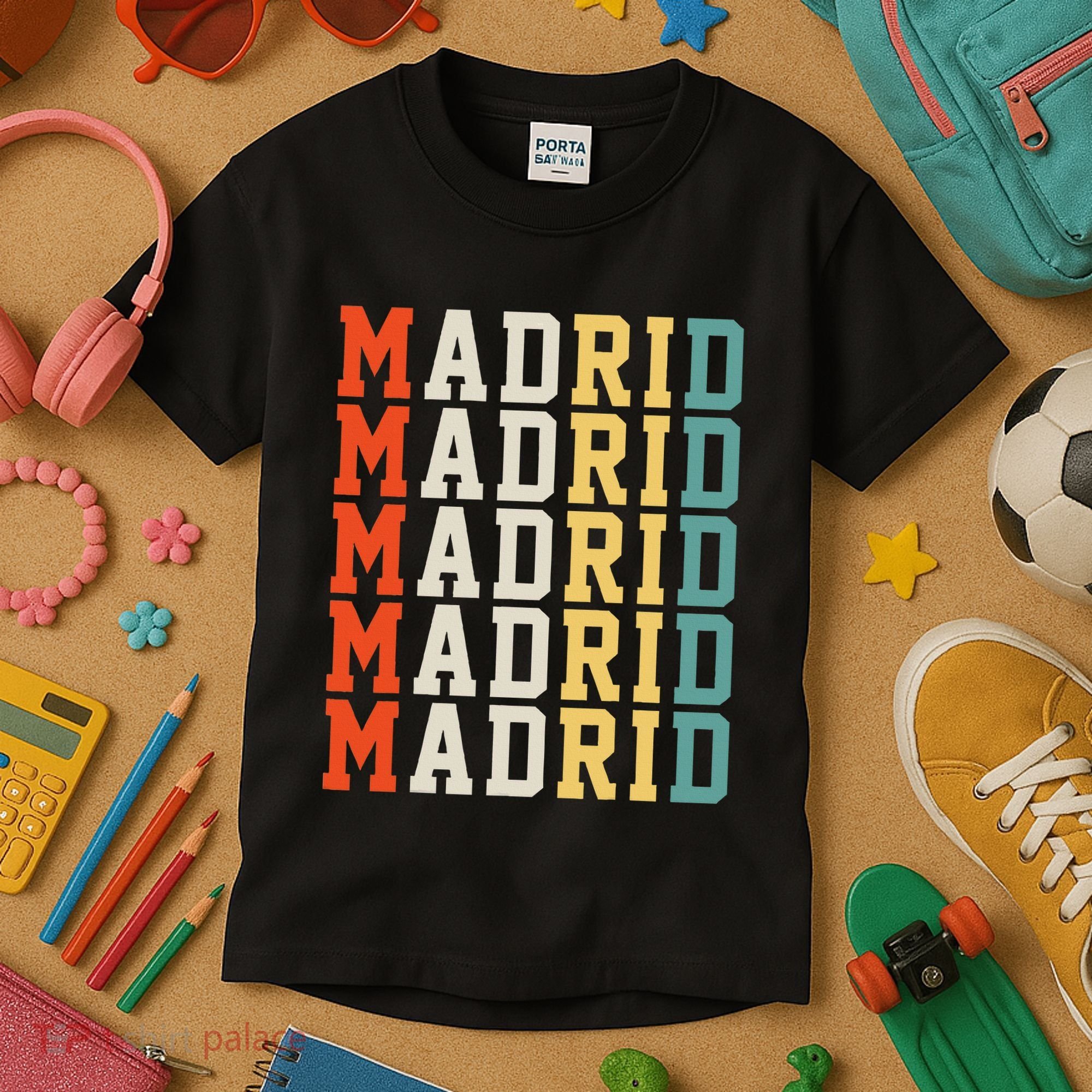 Madrid Madrid Madrid Madrid Madrid Kids T-Shirt