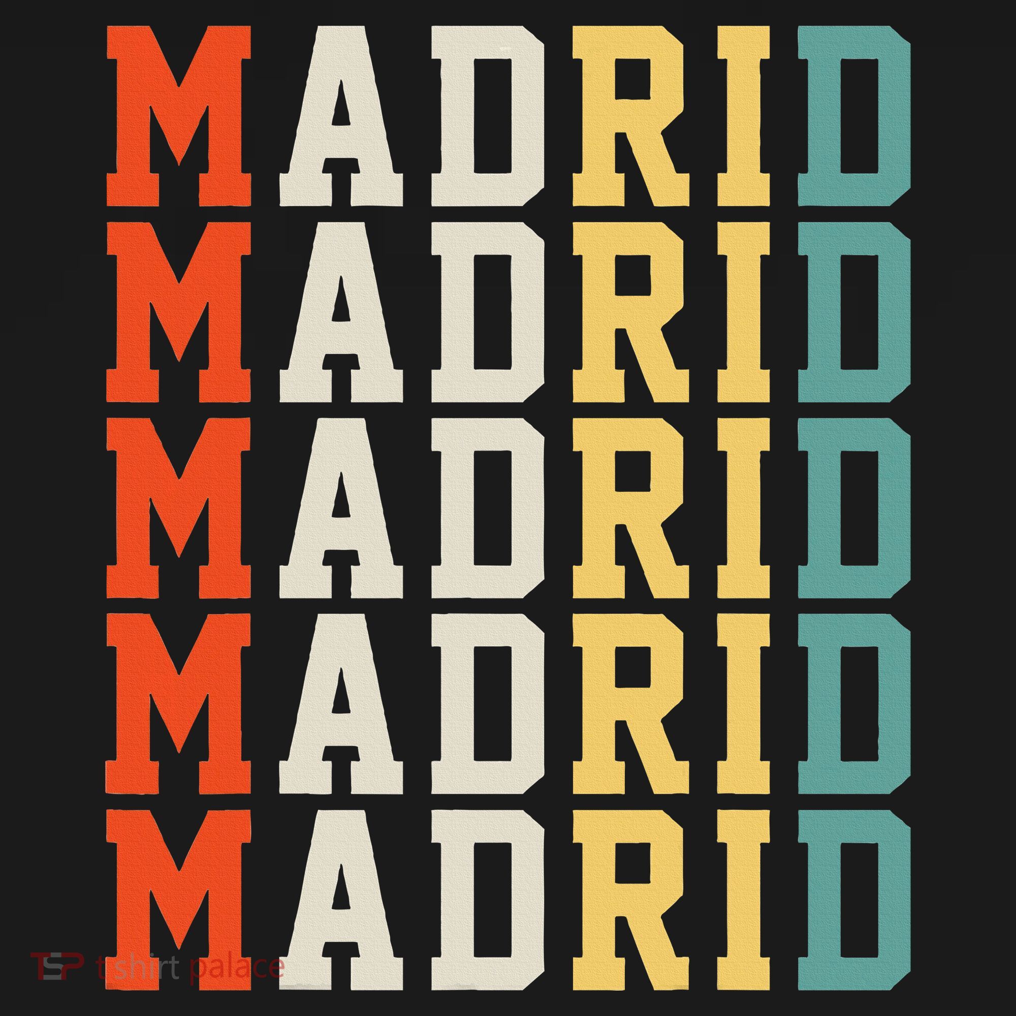Madrid Madrid Madrid Madrid Madrid Tote Bag