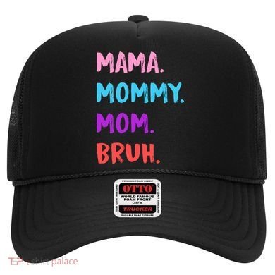Mama Mommy Mom Bruh Colorful Paintbrush Meme Hat