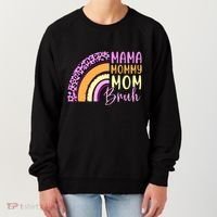 Mama Mommy Mom Bruh Cute Rainbow Women's Sweatshirt thumb 0